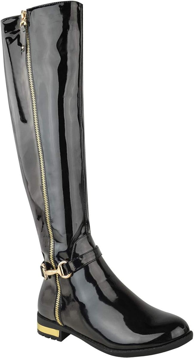 gold riding boots