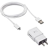 Samsung OEM Adaptive Charging USB Wall Charger Power Adapter for Samsung Galaxy Note 5, Galaxy S6 Edge+, White (Discontinued by Manufacturer)