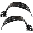 TRQ Inner Fender Liner Set Compatible with 2002-2004 Acura RSX AC1248105 AC1249105