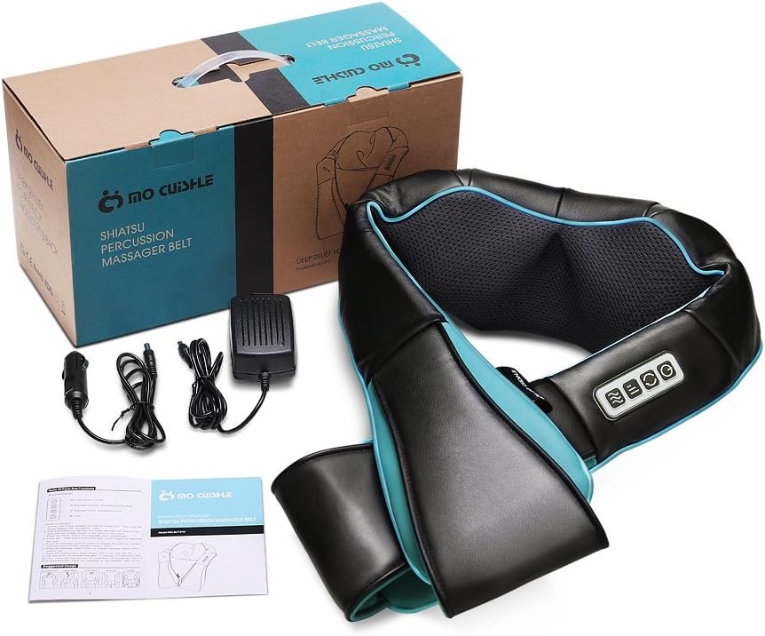 Shiatsu Back Shoulder and Neck Massager with Heat, Electric Deep Tissue 4D Kneading Massage for Shoulder, Back and Neck, Best Gifts for Women Men Mom Dad: Health & Personal Care