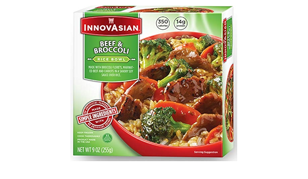 Innovasian Cuisine Beef And Broccoli Bowl 9 Ounce 8 Per Case Amazon Com Grocery Gourmet Food