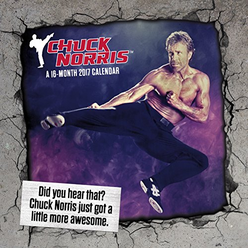 Chuck Norris - 2017 Calendar 12 x 12in
