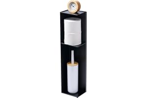 Yamazaki Home Organizer Steel | Toilet Paper Stocker, One Size, Black