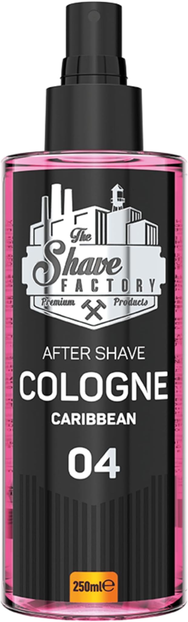 The Shave Factory Caribbean After Shave Cologne 250ml 8.45 fl oz