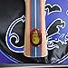 Custom Gambler Professional Table Tennis Paddle with ThermoPoly Carbon Blade and Wraith Rubber plus Blue Case