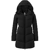wantdo Women's Warm Winter Coat Hooded Puffer Jacket Long Parka (Available in Plus Size)
