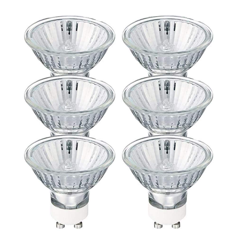 EUYuan 6P Warm White GU10 35W 240V 2800K 450 Lumens Dimmable Halogen Bulbs