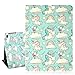 Unicorn for iPad Air Case 9.7, Cute Animal Smart Tablet Case Cover Auto Sleep and Wakeup, Hard Back Case Cover foriPad Air 1/2 5th/6th Gen 2017 2018