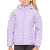 Spyder Girls Puffer Jacket with Hood Packable, Girls Winter Coats, Lightweight Ski Snow Outerwear