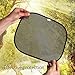 Car Window Shade (4 Pack), ZACAR Cling Car Window Shades for Baby, 80 GSM Car Sun Shade Protect Your Baby in the Back Seat from Sun Glare UV Rays,2 Pack 20
