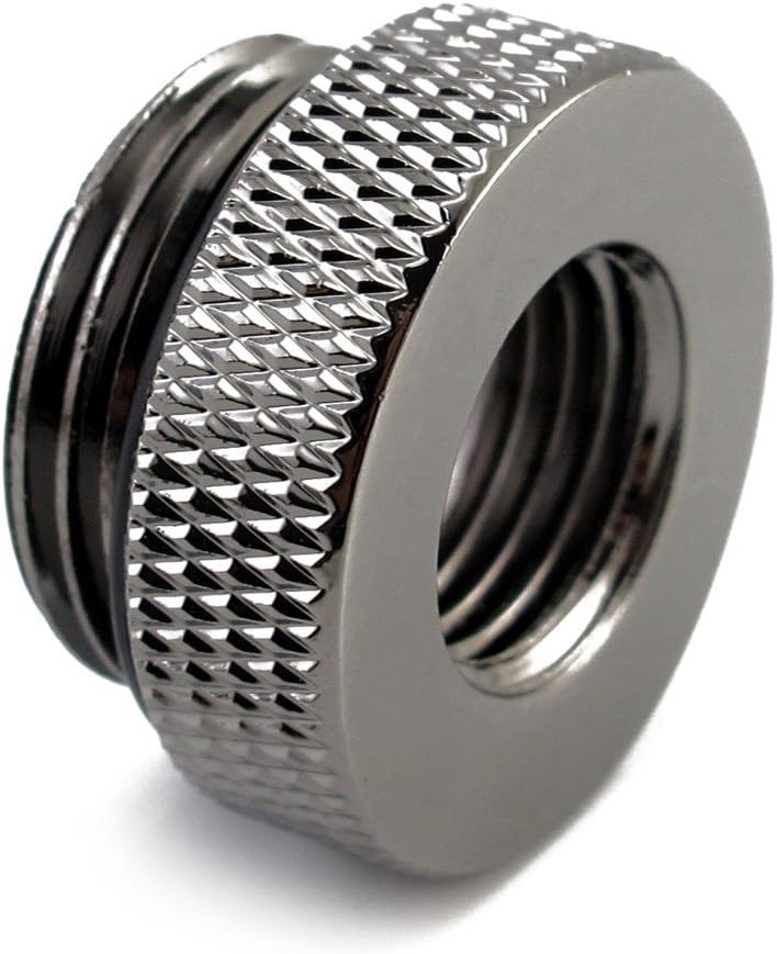 XSPC M20 to G1/4" Fillcap Adapter, Black Chrome