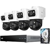 eufy Security Camera System S4 Max,4K Triple-Lens,Bullet-PTZ 2in1,4-Cam,2TB | Cross-Cam Tracking, 24/7 Recording,Smart Video Search,8&times; Auto Zoom,Starlight Color Night Vision,Up to 16CH,No Subscription