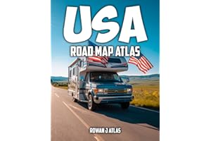 United States Road Map Atlas: Plan Smarter Drives Across the USA With Clear Maps, Regional Highlights, Scenic Stops, Rest Are