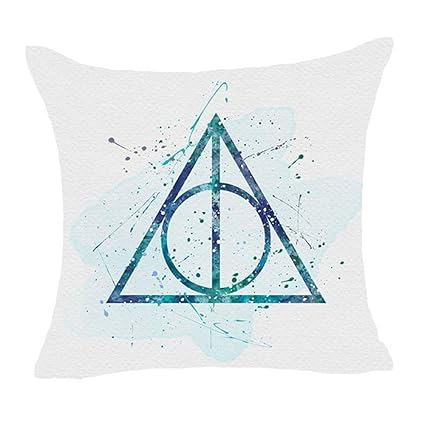 TopschnaeppchenDSH Harry Potter Symbol Heiligtümer des Todes Kopfkissenbezug Kissen Hülle