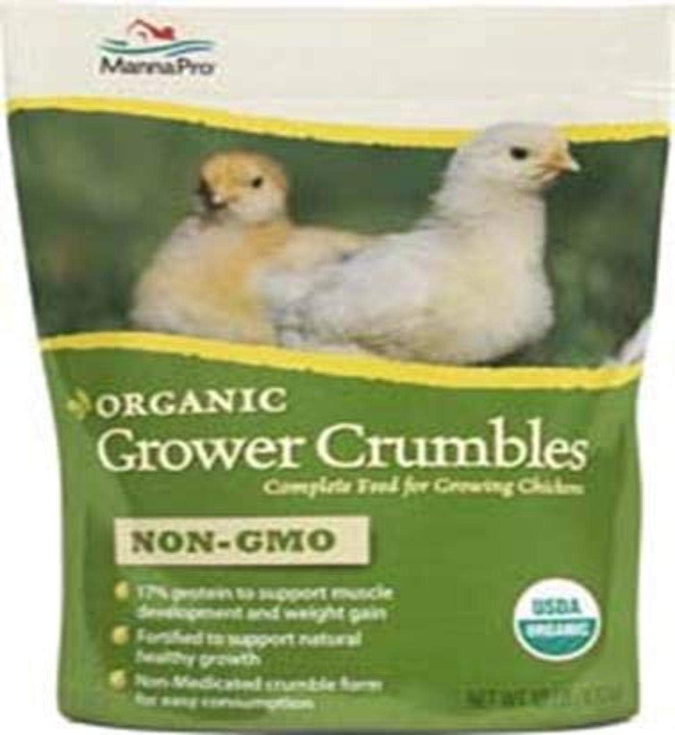 Manna Pro Organic Grower Crumbles, 10 Lb