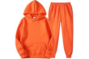 JMMSlmax 2 Piece Women Solid Color Hooded Sweatshirt and Pant Tracksuit Sport Suit Women Hoodie Tracksuit Jogger Pant Outfits