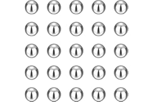 uxcell 120pcs Precision Balls 3/16" (4.76mm) Diameter G25 Solid Chrome Steel Bearing Balls for Ball Bearing, Machinery, Autom