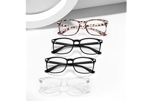 4 Pack Blue light glasses for Men Women Glasses Men: Lightweight Glasses for Men Anti Scratch