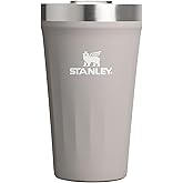 STANLEY Everyday Tumbler 16 oz | Press Fit Drink Through Lid | Beverage, Coffee, and Cocktail Cup | Insulated Stainless Steel Wine Glass | BPA-Free | Ash