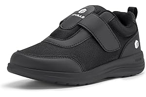 FitVille Diabetic Shoes for Women Wide Width, Fully Adjustable Straps Wide Toe Box Shoes Women Shoes for Edema and Swollen Feet