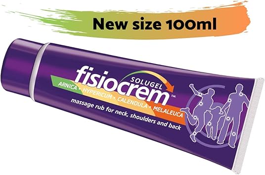 Fisiocrem Solugel - Gel de masaje para cuello, hombros y espalda con Arnica, shoulders and back with Arnica: Amazon.es: Salud y cuidado personal