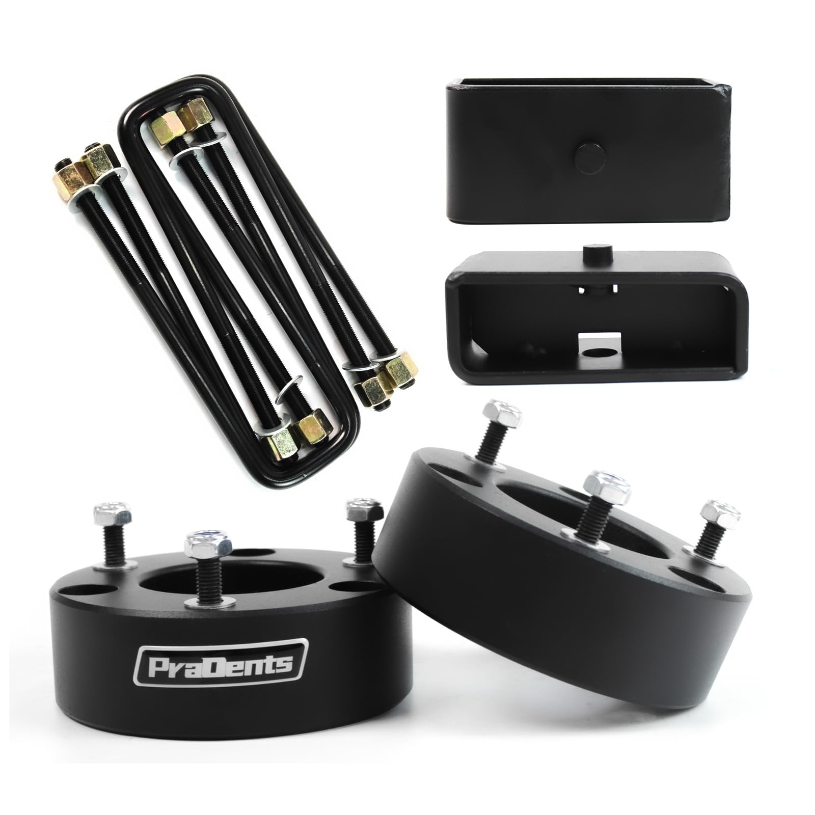 Photo 1 of 3" Front and 2" Rear Leveling Lift Kits for 2007-2024 Chevy Silverado 1500 GMC Sierra 1500 2WD/4WD - 3 Inch Front and 2 Inch Rear Strut Spacer Suspension Lift Kits Lift Spacers