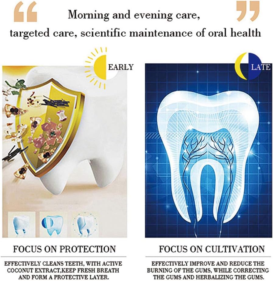 AICHUN BEAUTY Charcoal 3 Day Whitening Toothpaste Collagen Removes Stains Removes Yellow Teeth 100ml - Image 3