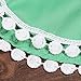 Newborn Baby Girls Ethnic Style Sleeveless Tassels Backless Floral Romper (12-18months, Green)