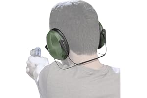 Yzpacc Noise Reduction Rating (NRR) 31 dB Safety Earmuff, Ear Protection Ear Muffs Headset Hearing Protector for Shooting