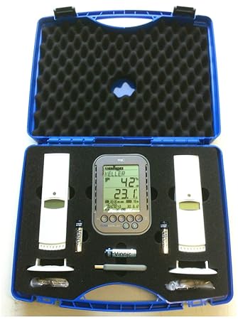 Profi-Messkoffer Klimalogg Pro anthrazit TFA 30.3039.10 und 2 Sensoren