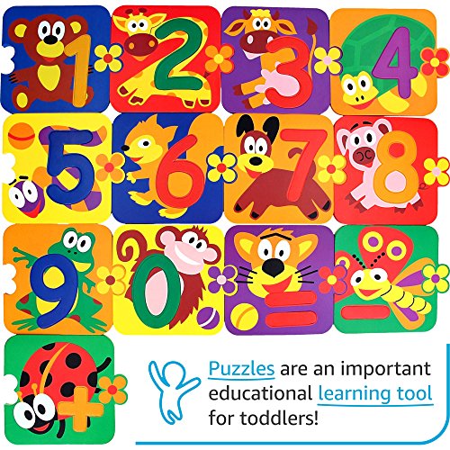 Learning Toys for Toddlers - Number Puzzles for Kids - Preschool Games - Educational Toy for Girls - Bathtub Toys for Boys - Teaching Aids - Bath Toys - Baby Puzzle Fun Set (13 Puzzles - 26 items) - Thumbnail 5