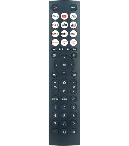 Replaced Hisense EN3R39H Remote for Hisense Smart TVs 49H6E 65H6E 55R7E