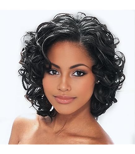SIS 100% Human Hair stylish black/ brown wig Natural Black With Copper Brown Highlights Bob Wig 10in  main image 2
