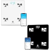 Arboleaf Scale for Body Weight, Weight Scale, Bluetooth Bathroom Scale, Body Fat Scale,Body Com[Position Analyzer with Smart App, 400Lbs, 11x11 inch