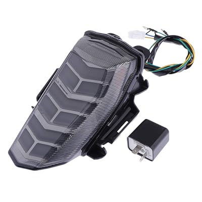 thumbnail image 2 of Buy Motorcycle Clear Tail LED Light Turn Signals Lights For Yamaha YZF 2 of 13