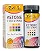 ZAEL Ketone Test Strips, 125 Strips + Free Low Cab One Week Meal Plan (8x11), Ketone Urine Test * Perfect for Ketosis, Diabetics, Paleo & Atkins Diet. Lab Grade Test Pads - Clear Instructions