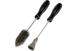 Diesel Injector Bore Brush Kit for Ford Powerstroke 6.0L 6.4L 6.7L 7.3L 1994-2018, CAT 3126 C7 C9, Navistar, Replaces AP0084 AP0085 3252, Cleans Sleeve Cup Seat Efficiently