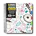 iScholar IQ Poly Cover 10 Subject Notebook, Double Wired, 11 x 8.5 Inches, 250 Sheets, Assorted Bright Cover Designs, Design Will Vary (58911)