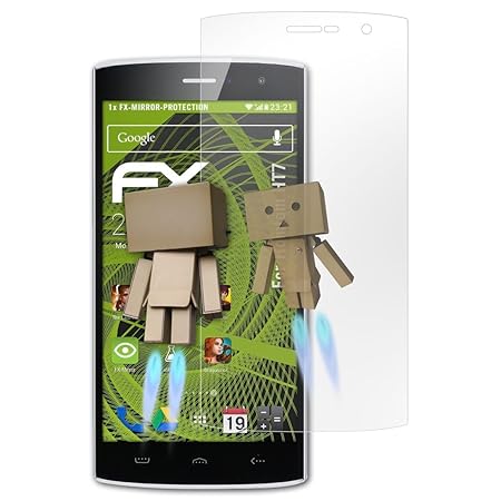 atFolix Displayfolie für Homtom HT7 Spiegelfolie, Spiegeleffekt FX Schutzfolie