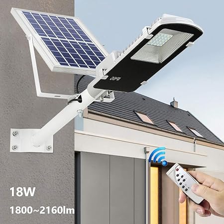 HENGX Luz Solar Exterior Jardin, Proyector De Luz De Calle Solar ...