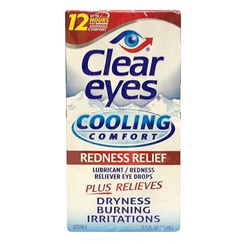 Amazon Com Clear Eyes Cooling Comfort Redness Relief Eye Drops