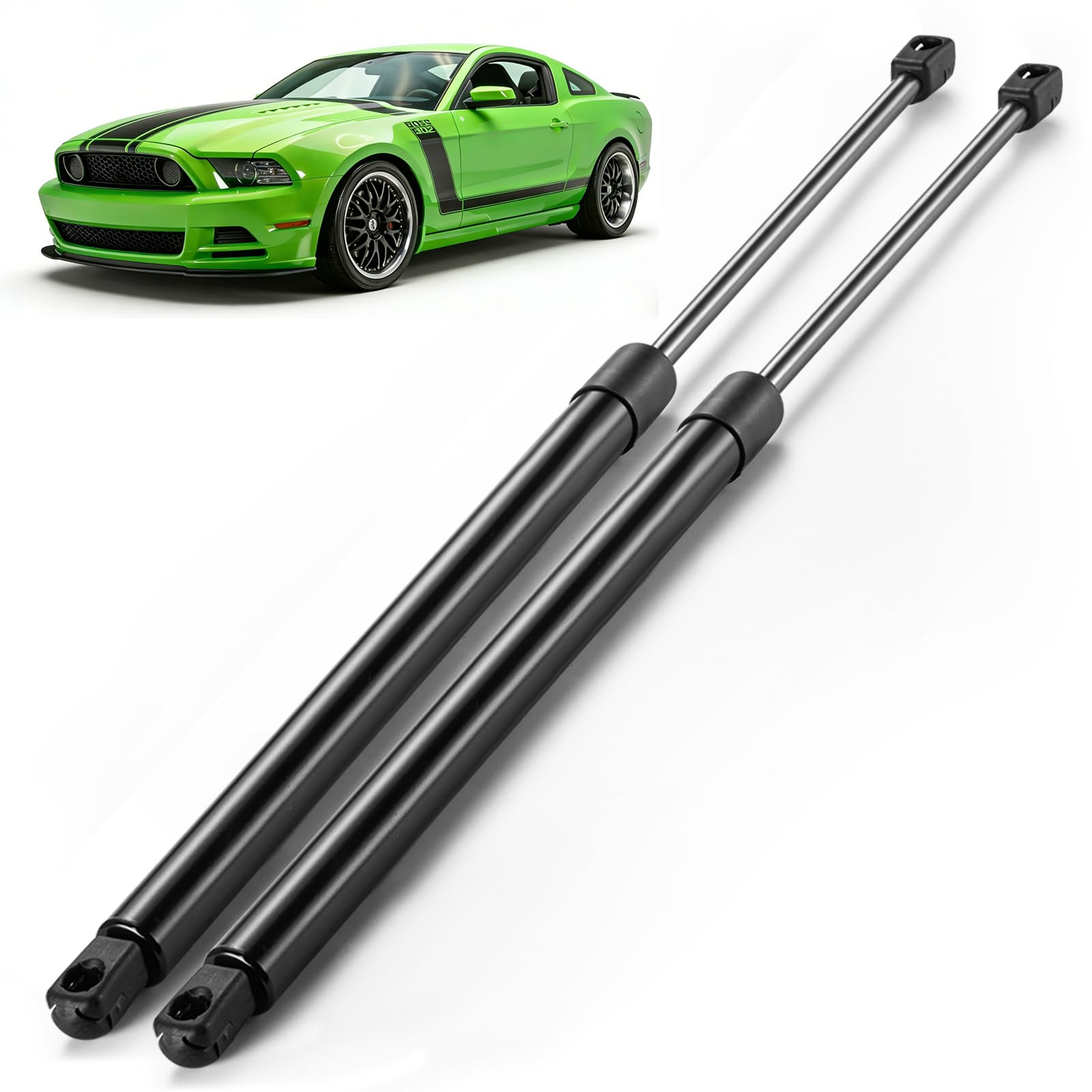ARANA Trunk Lid Struts Shocks for Ford Mustang with Spoiler All Models 2005-2014, Rear Hatch Tailgate Lift Supports Replacement OE#6R3Z63406A10A, 6R3363406A10BB, 2 Pcs Image