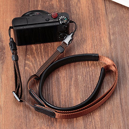 VKO Leather Camera Neck Strap Compatible for Sony a6000 a6300 a6500