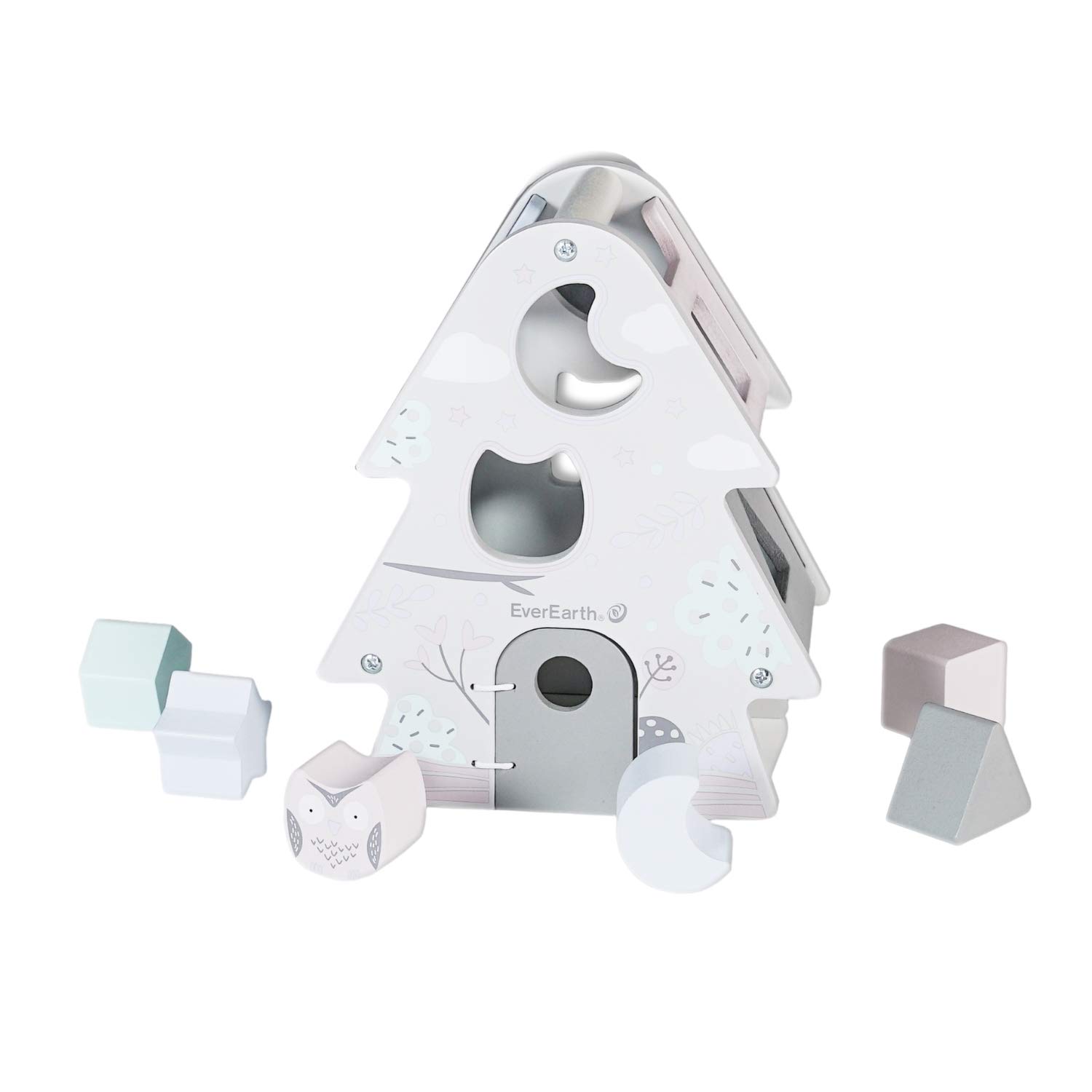 EverEarth Tannenbaumsortierspiel Pastell (EE33783), Multi