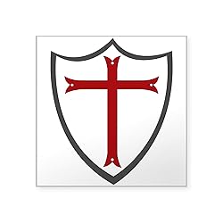 CafePress Crusader Shield Square Sticker 3&Quot; X