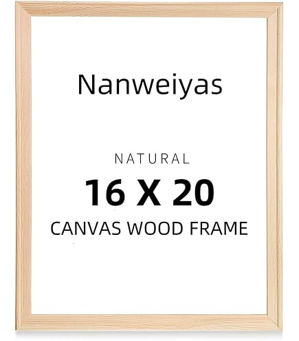 SUNBELT MFG. Stamped Walnut Picture Frame - For 3/4" Deep Canvas (Multiple Sizes Available)