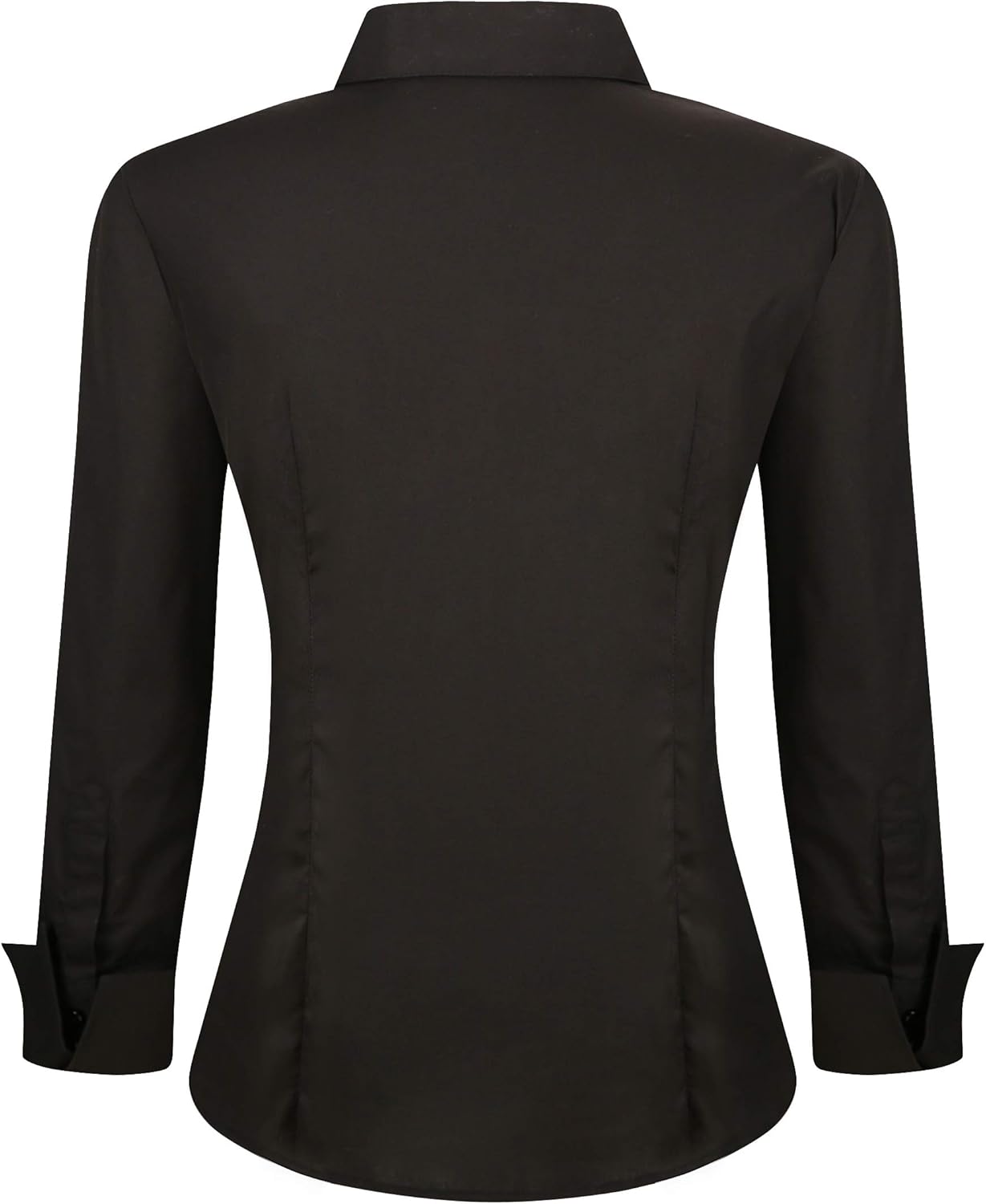 Esabel.C Womens Button Down Shirts Long Sleeve Regular Fit Cotton Stretch Work Blouse at  Women’s Clothing store