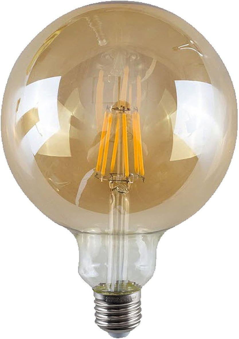Opus Classic 5W LED Dimmable Gold Coated G95 Vintage Filament Globe Light Bulb Es E27 Edison Screw Cap, Very Warm White