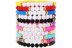 KLYCHF Friendship Bracelets Set 11 Pieces Glittery, Inspired by Tss's Latest Album, 1989 Reputation Bracelet Concert Gifts for Girls