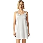 GYS Full Slip for Women Under Dress Non Cling Anti-Static Adjustable Spaghetti Strap Basic Cami Slip Dress